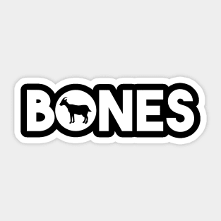 Bones GOAT Sticker